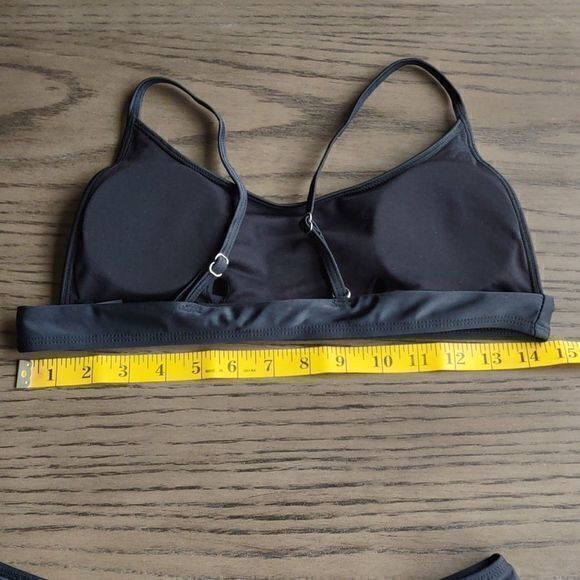 Black Bikini Padded with Adjustable Straps Shein Size L NEW - Picture 10 of 11